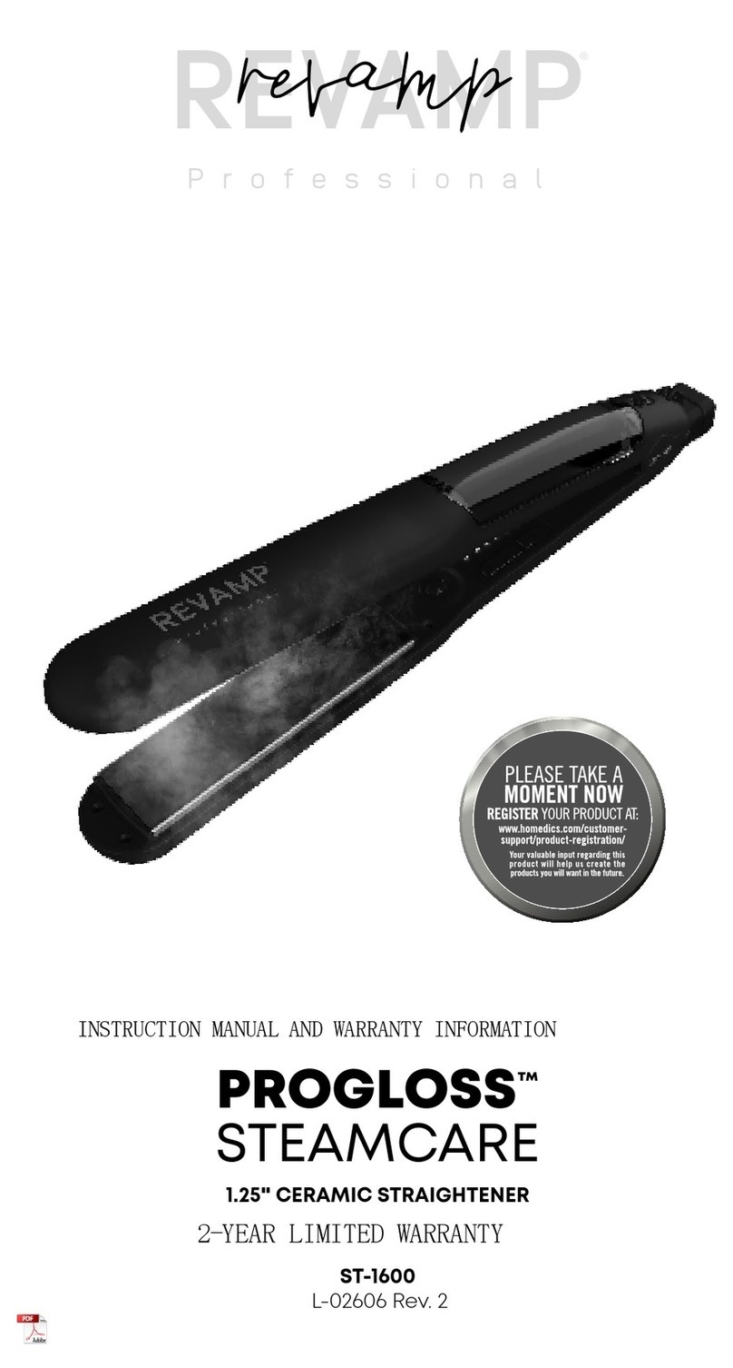 Revamp PROGLOSS ST-1600 Instruction Manual
