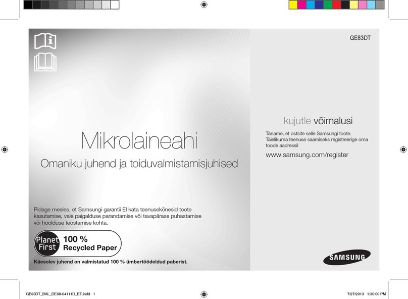 Samsung GE83dT Manual