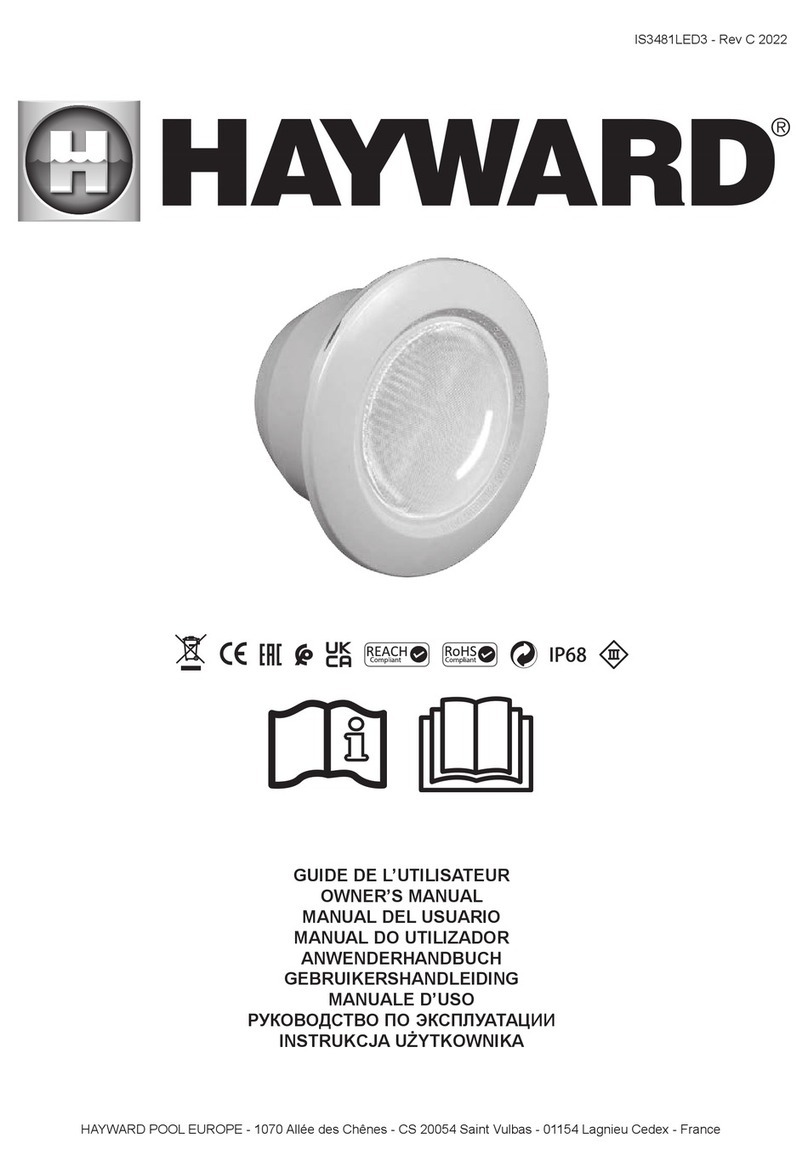Hayward 3478 PLDBL3 owner's manual