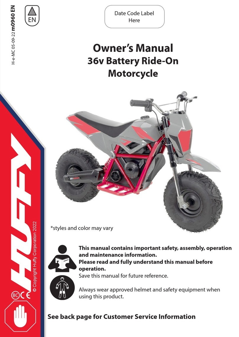 Huffy CR8-R User manual