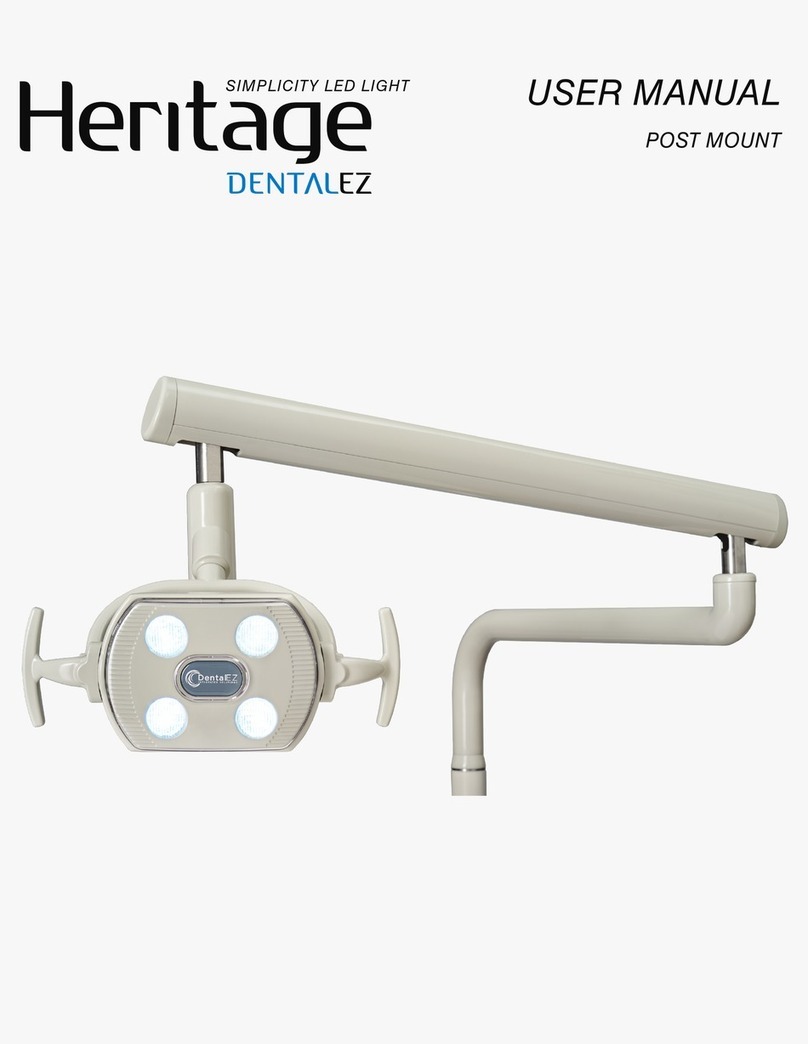 DentalEZ Heritage Simplicity LED Light User manual