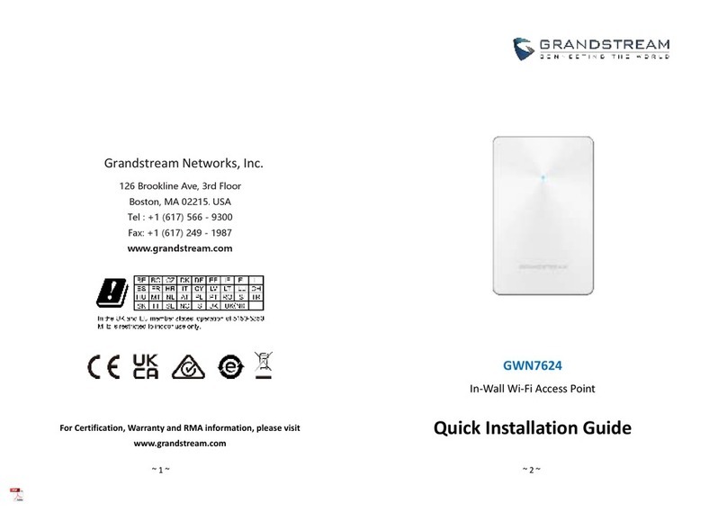 Grandstream Networks GWN7624 User manual
