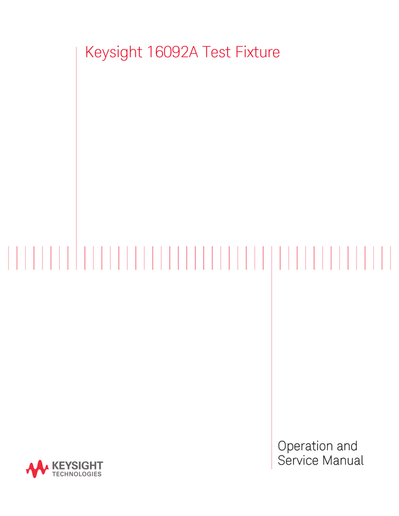 Keysight 16092A Operation and service manual