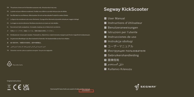 Segway KickScooter User manual