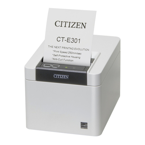 Citizen CT-E301 Series User manual