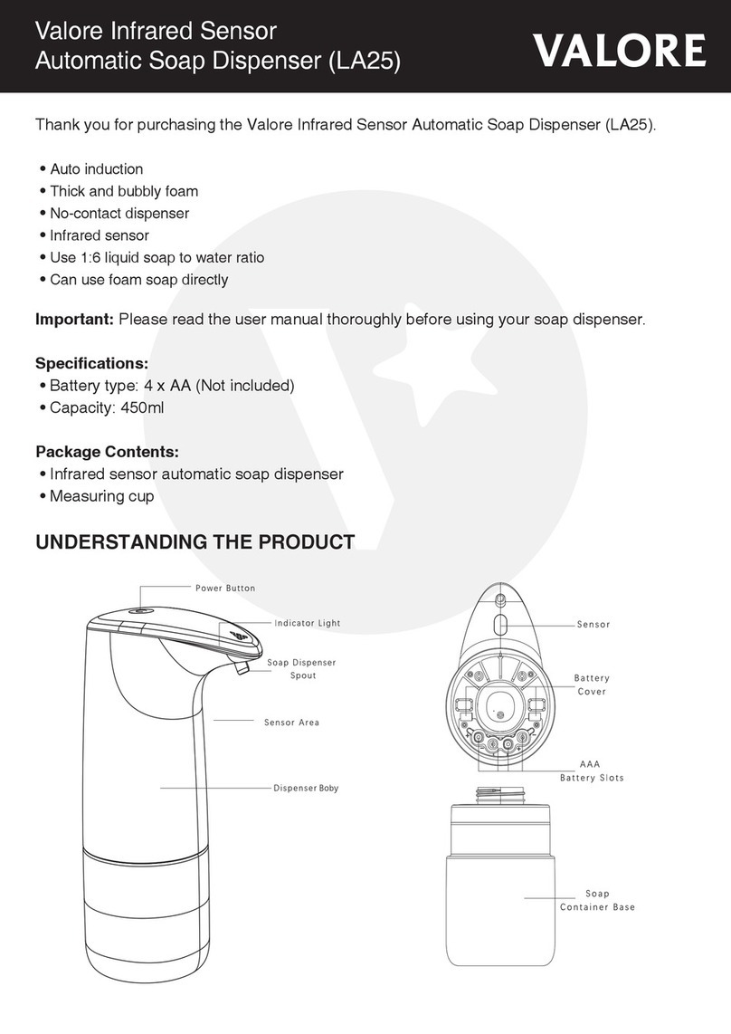 Valore LA25 quick start guide