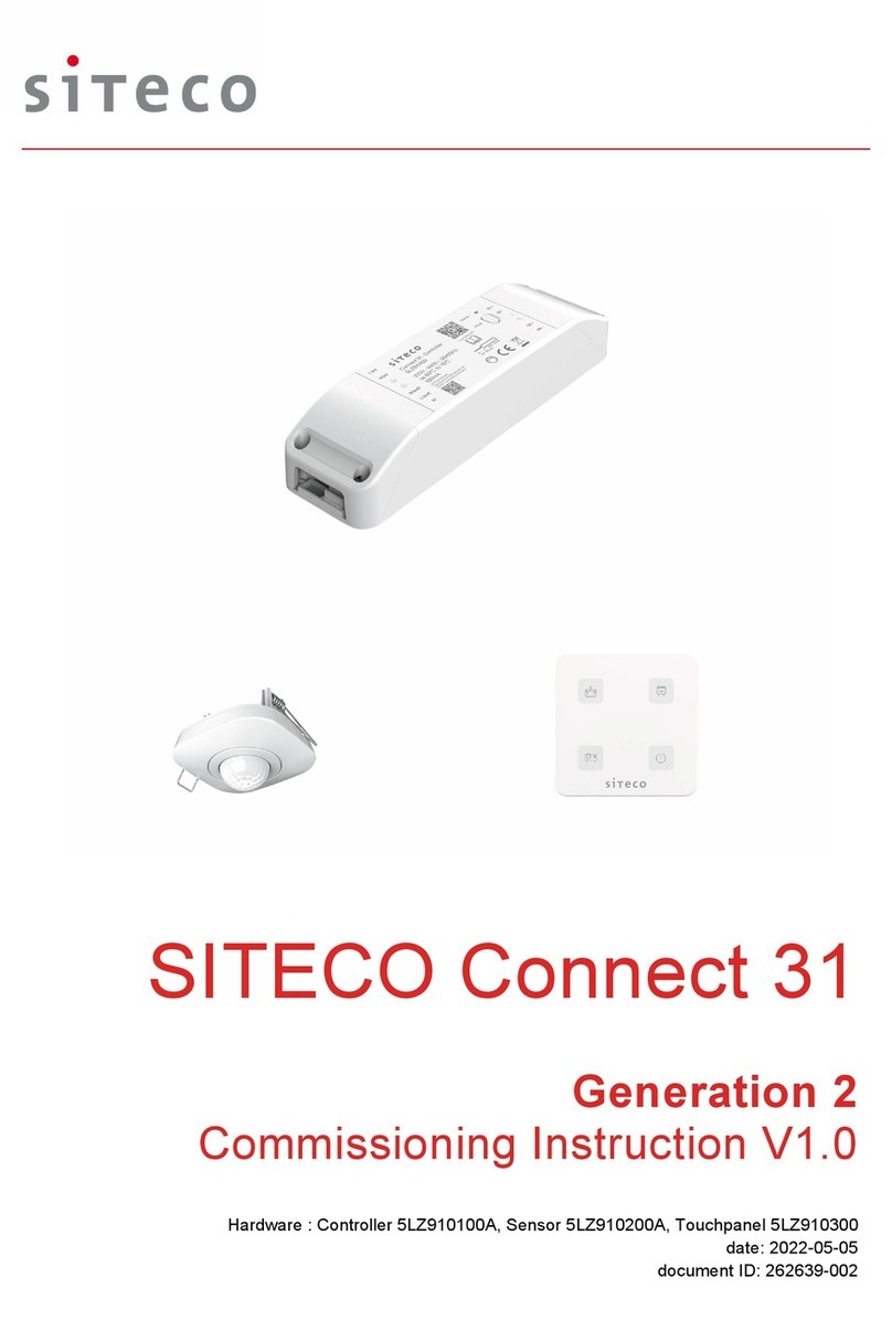 Siteco Connect 31 Commissioning Instruction