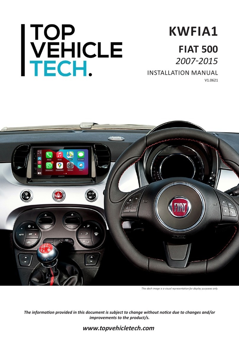 TOP VEHICLE TECH KWFIA1 installation manual