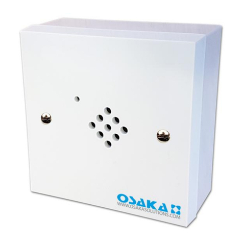 Osaka DG-HFC-R-DOMO User manual