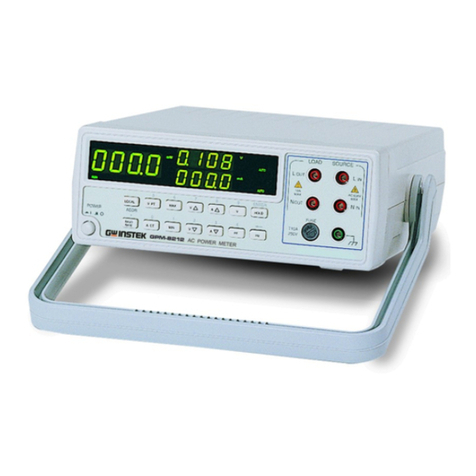 GW Instek 82PM-82120MB User manual