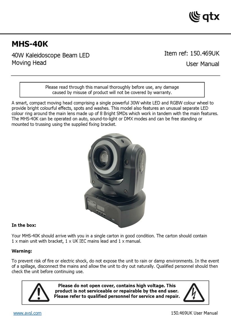 Qtx MHS-40K user manual