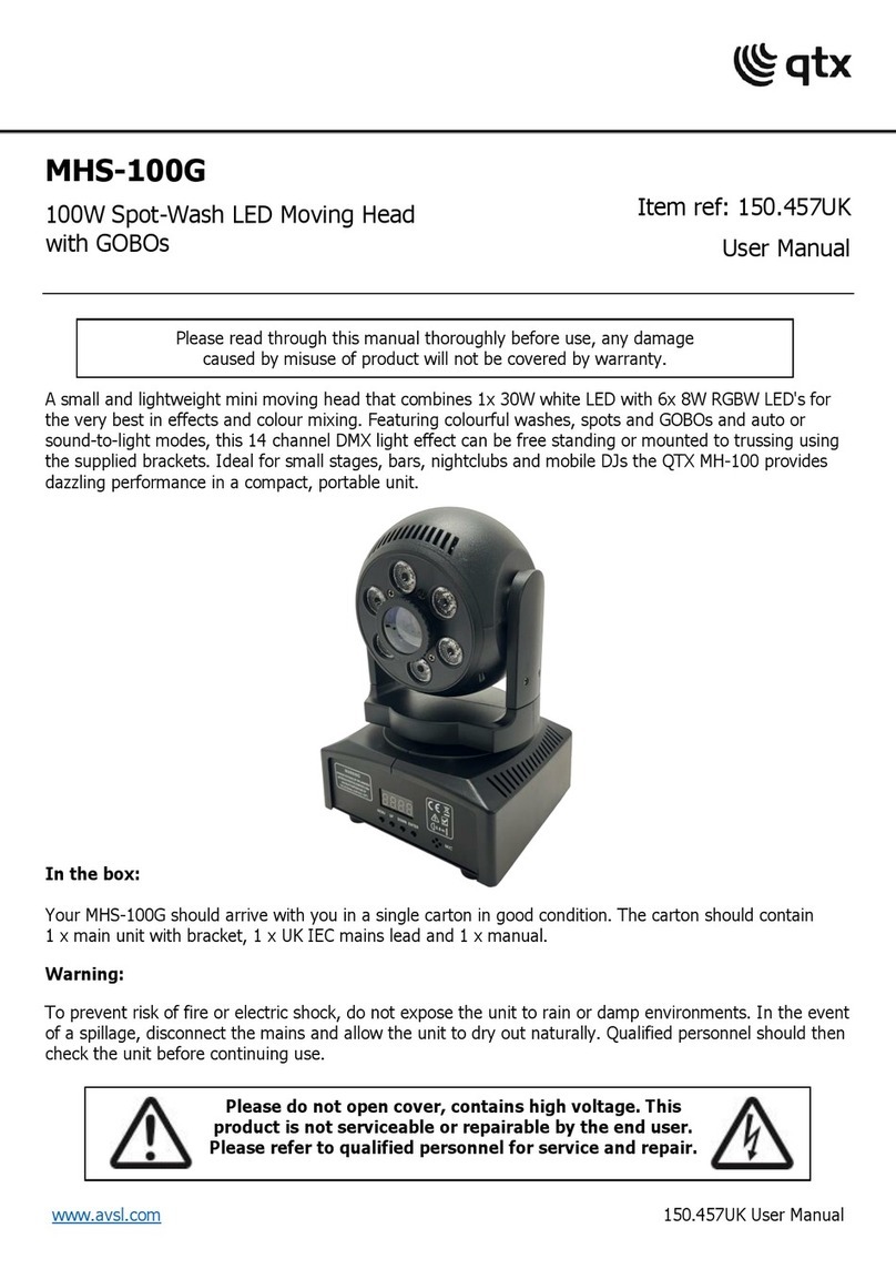 Qtx MHS-100G user manual