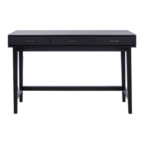 Safavieh Furniture Hawthorn DSK5709 Assembly instructions