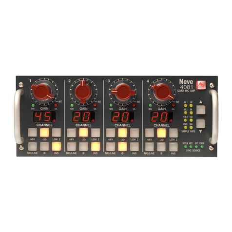 Neve Neve 4081 user manual