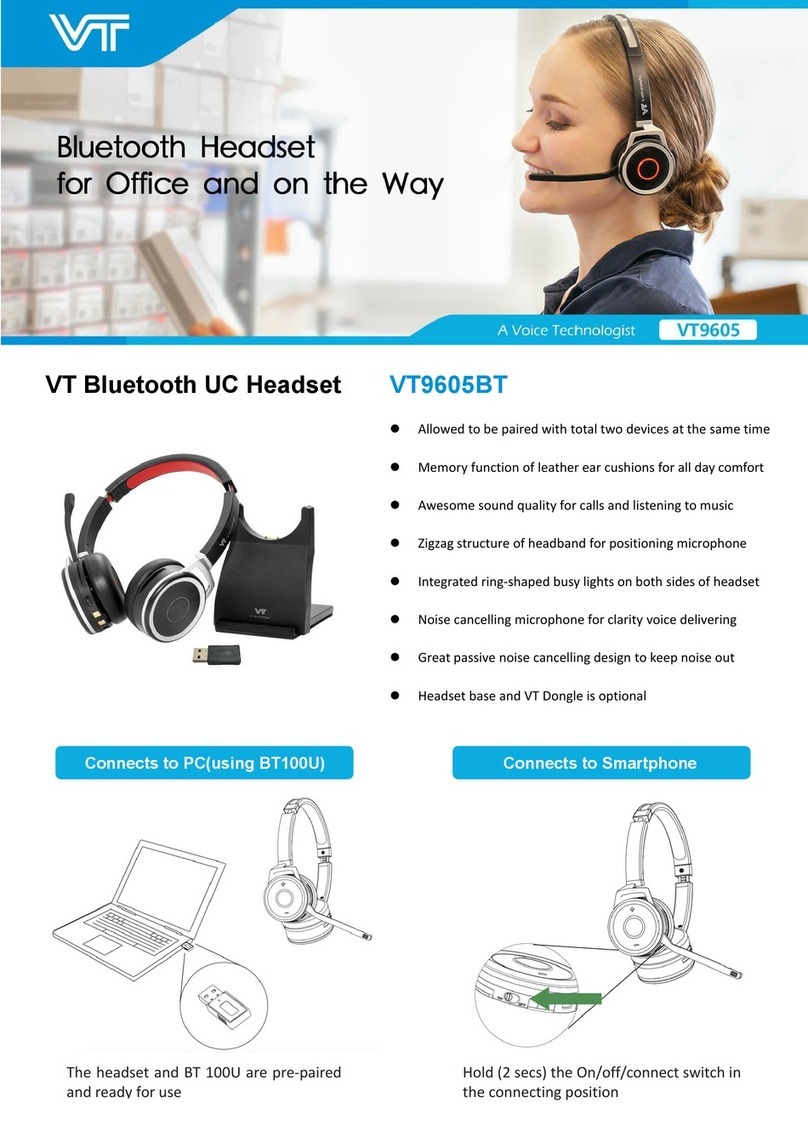 VT VT9605BT How to use