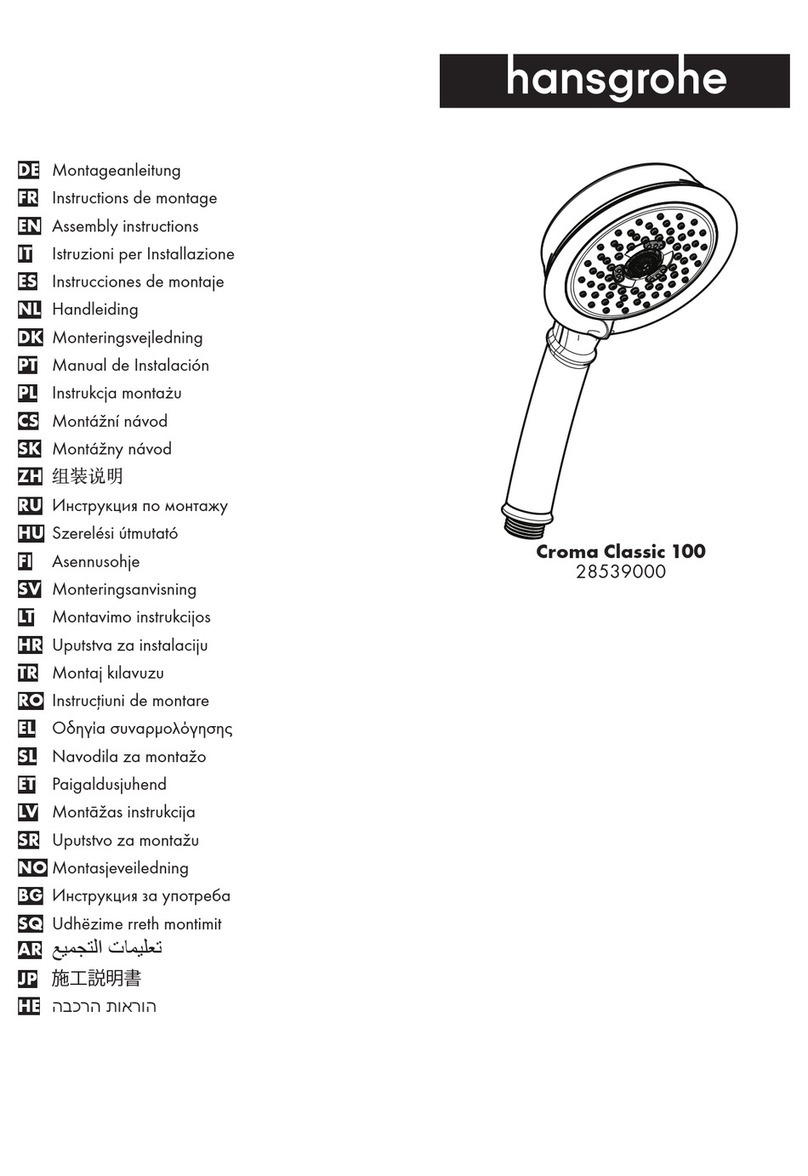 Hans Grohe Croma Classic 100 User manual Hans Grohe Croma Classic 100 User manual