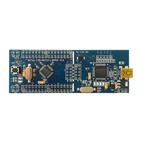 Nuvoton NuTiny-SDK-NUC131 Series User manual Nuvoton NuTiny-SDK-NUC131 Series User manual