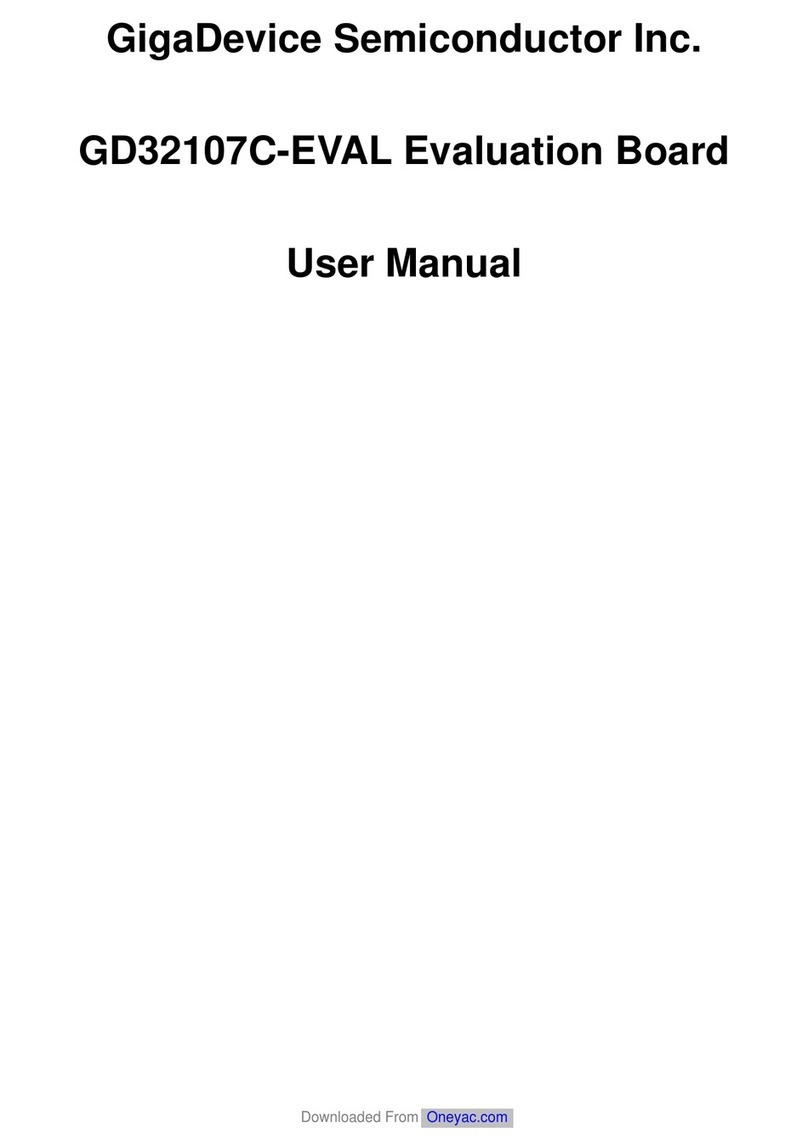 GigaDevice Semiconductor GD32107C-EVAL User manual