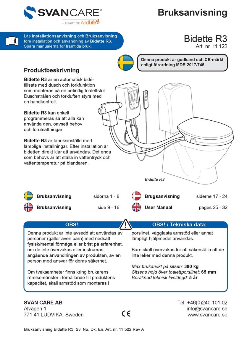 AddLife SVANCARE R3 user manual