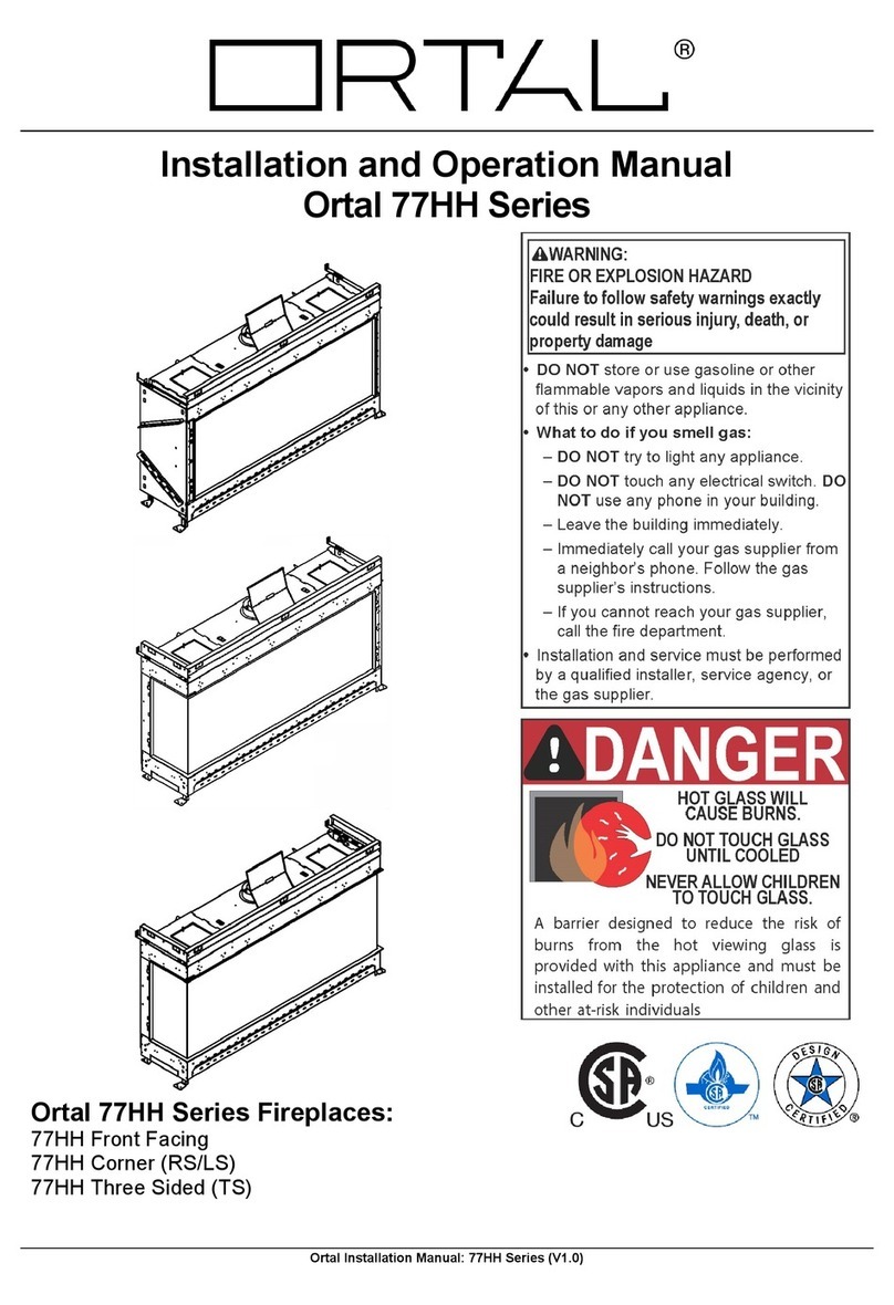 ORTAL 77HH Series User manual