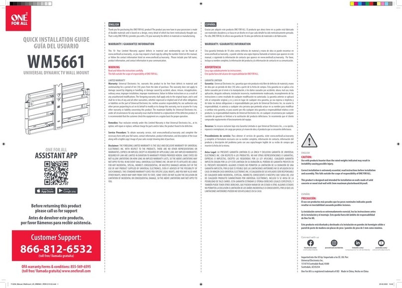 One Forall WM5661 User manual