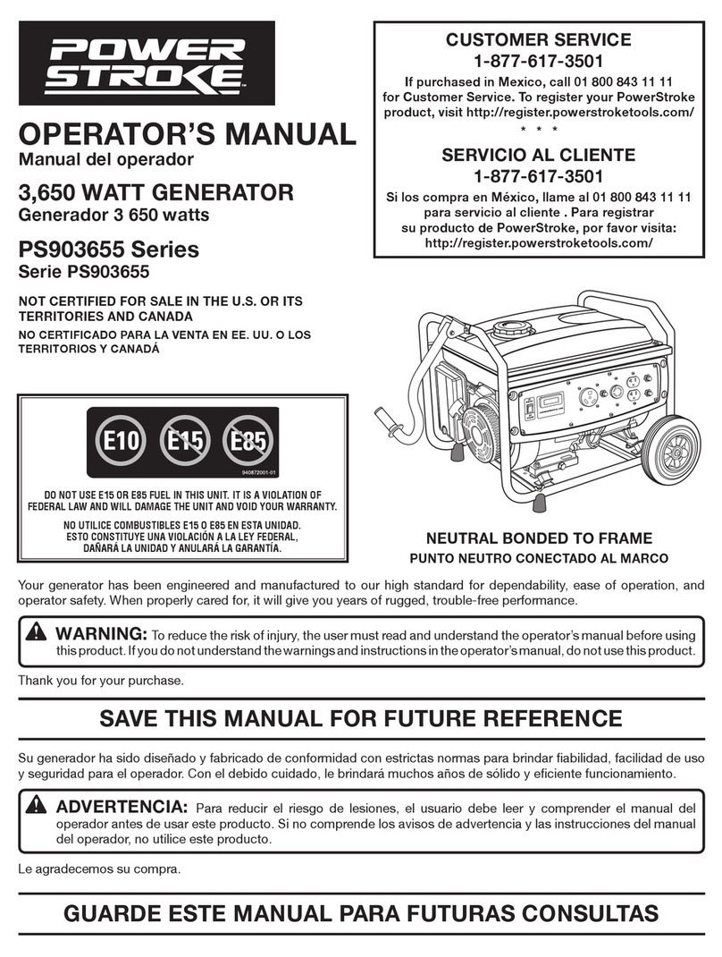 Power Stroke PS903655 Series User manual