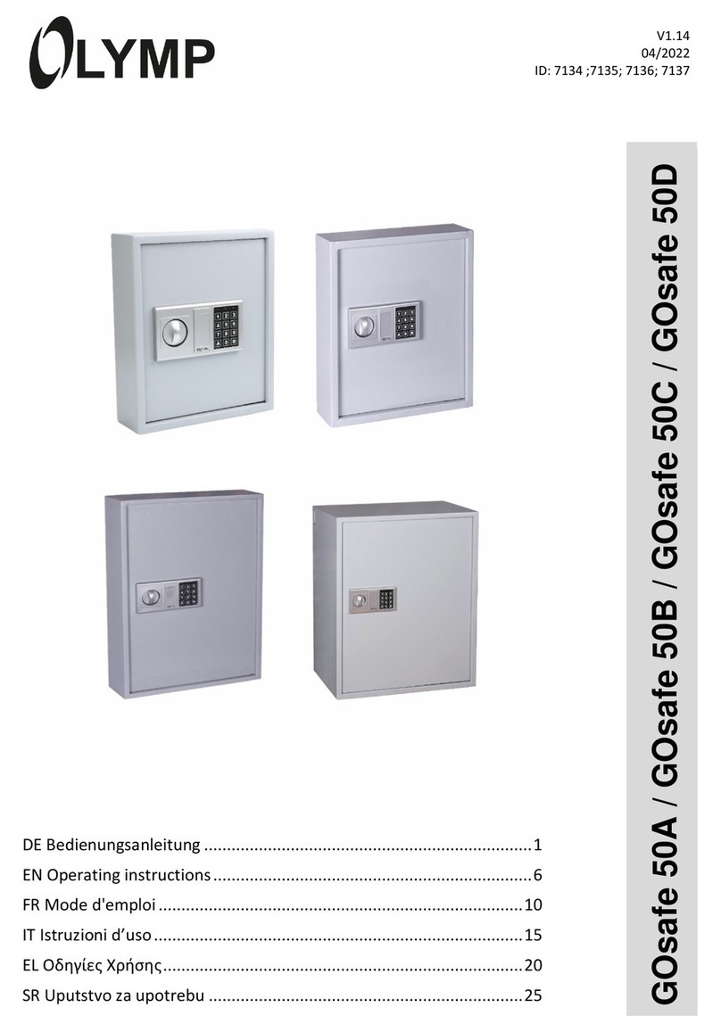 Olymp GOsafe 50A operating instructions