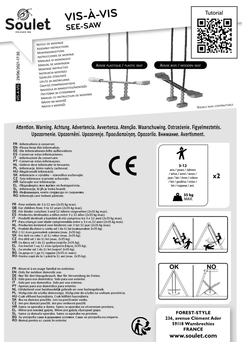 Soulet VIS-A-VIS Assembly instructions