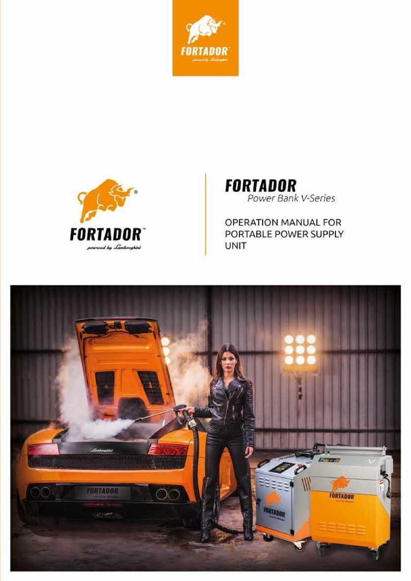Fortador Power Bank V Series Operation manual