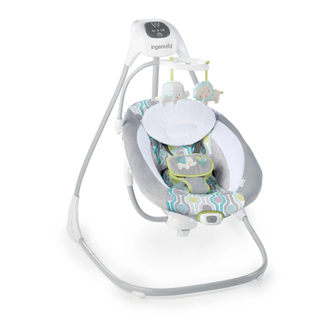 ingenuity SimpleComfort Compact Soothing Swing... manual