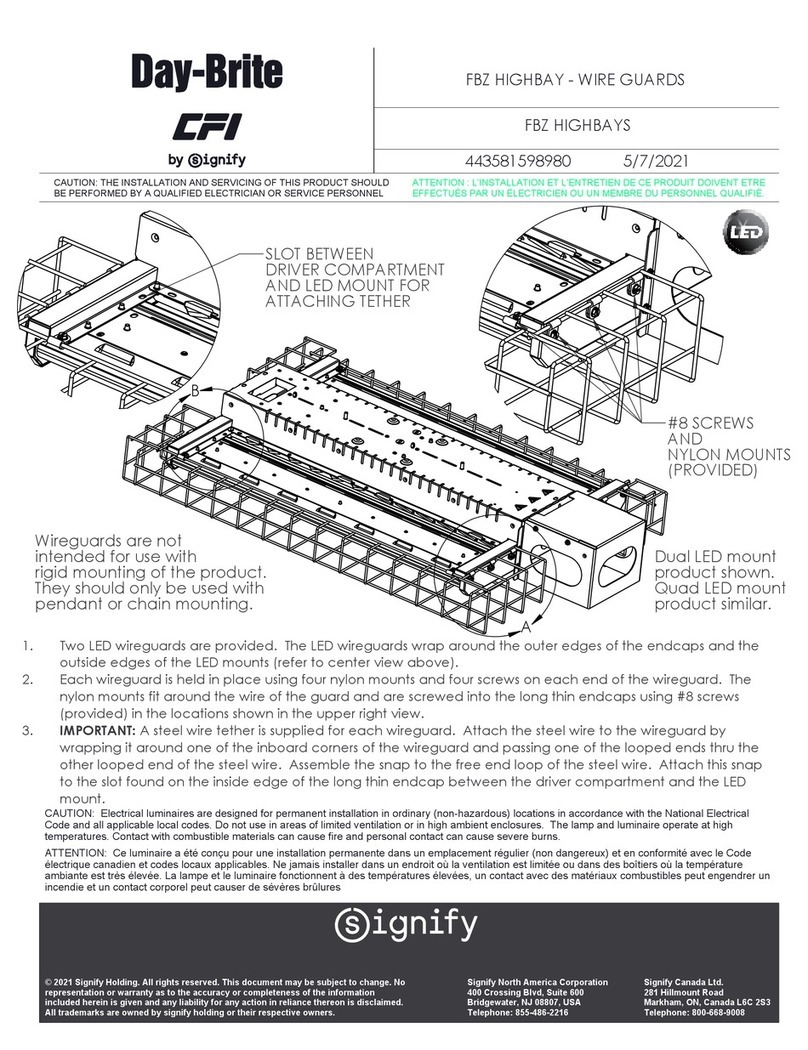 SIGNIFY CFI Day-Brite FBZ User manual