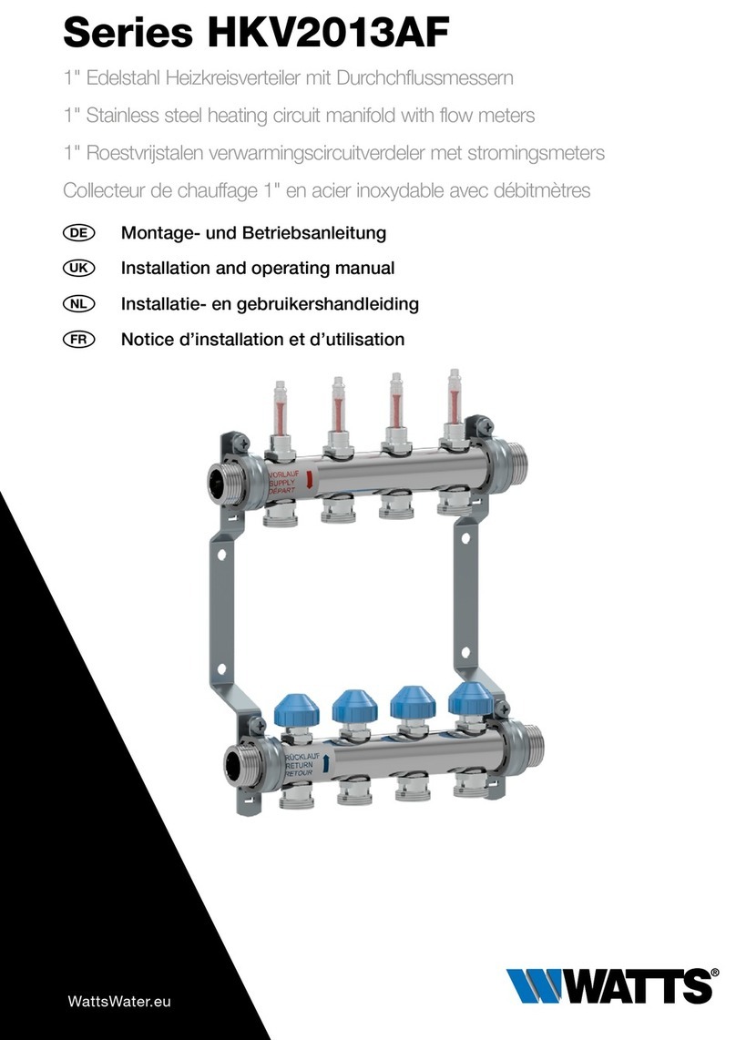 Watts HKV2013AF Series User manual