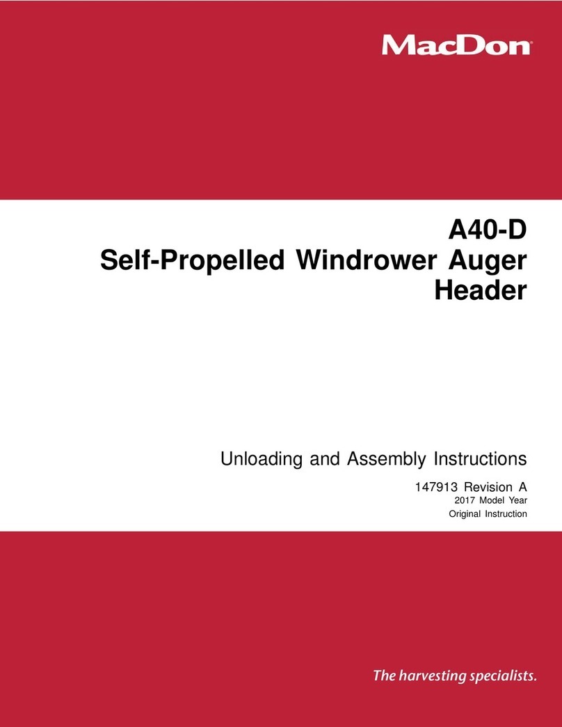 MacDon A40-D Assembly instructions