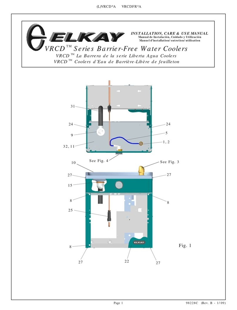 Elkay VRCD Series Installation manual