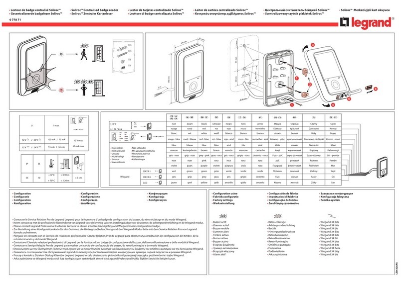 LEGRAND Soliroc 0 778 71 manual