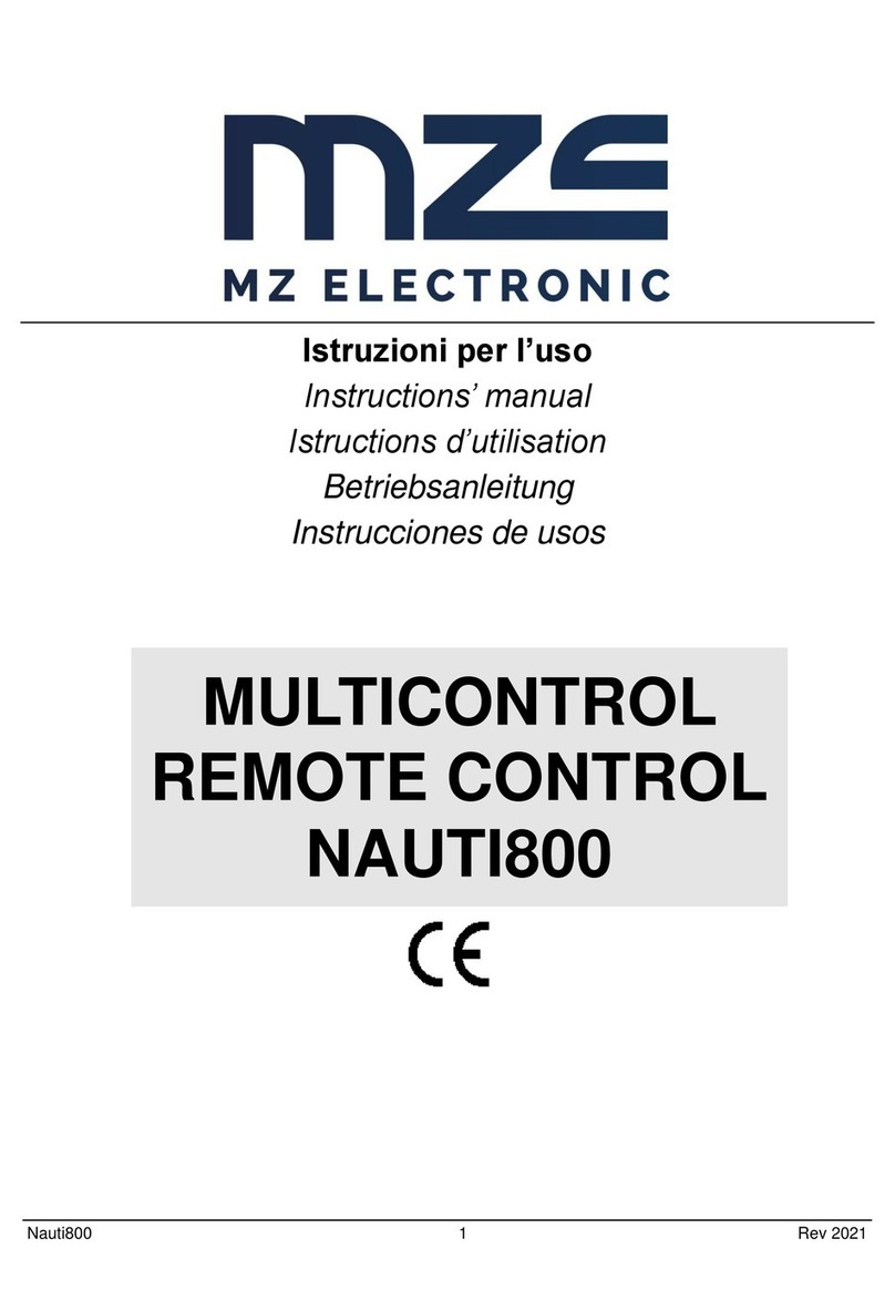 MZ electronic NAUTI800 instruction manual