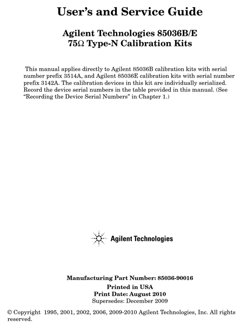 Agilent Technologies 85036B Manual Agilent Technologies 85036B Manual