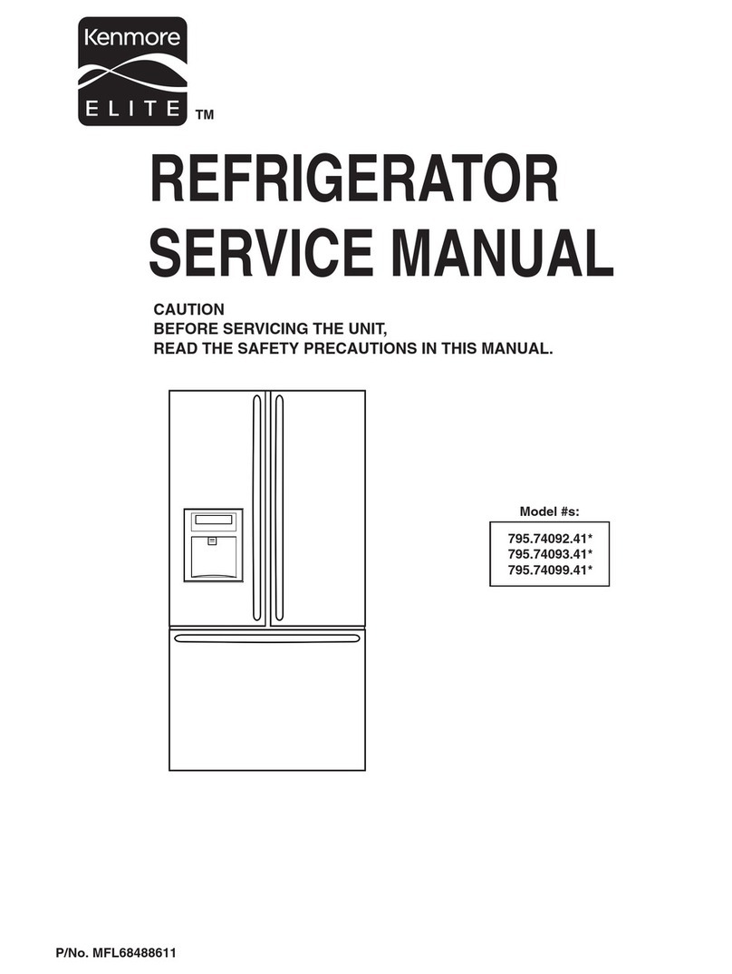 Kenmore 795.74092.41 Series Service manual