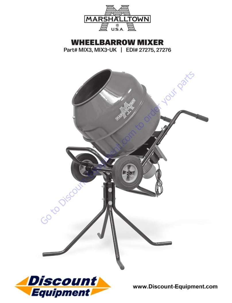 Marshalltown MIX3 User manual