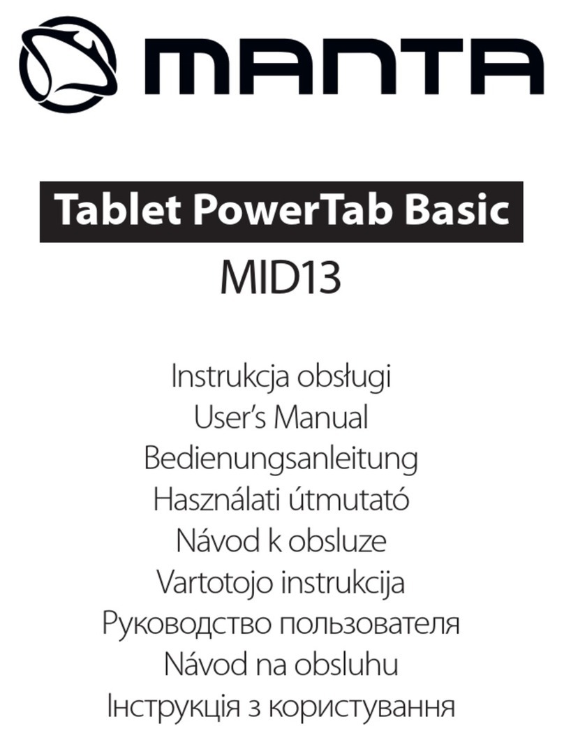 Manta PowerTab Basic MID13 user manual