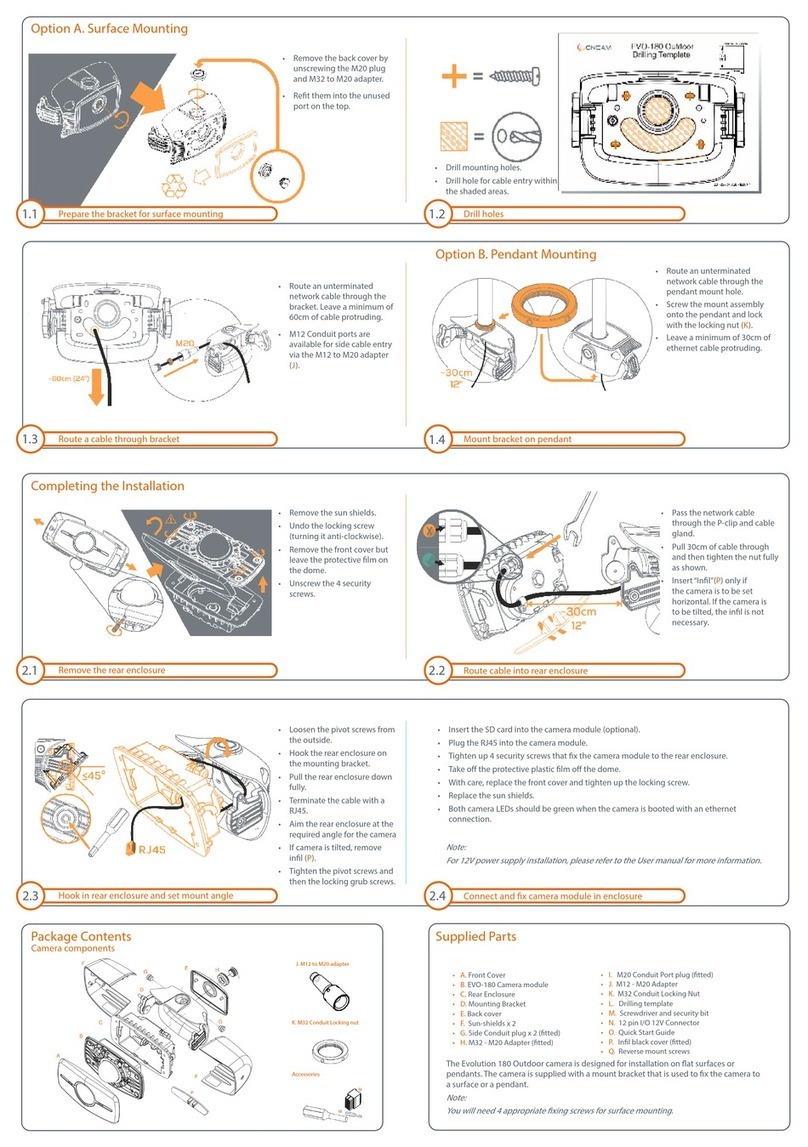 Oncam Evolution 180 Series quick start guide