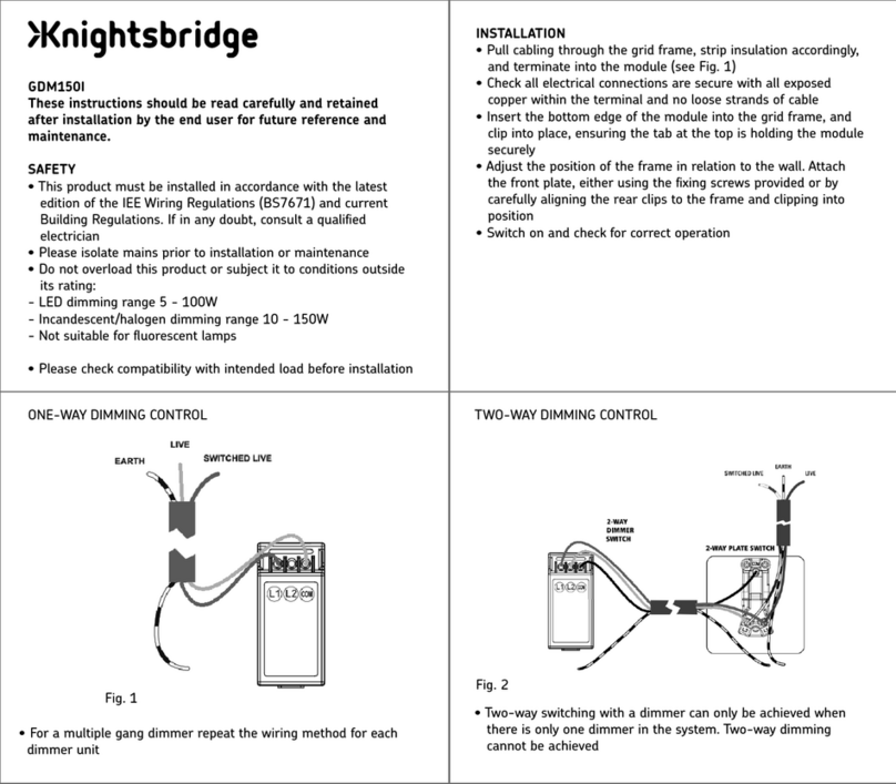 Knightsbridge GDM150I quick start guide