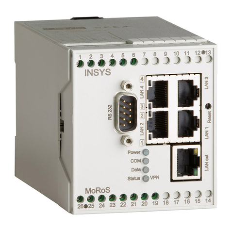 insys icom MoRoS LAN User manual