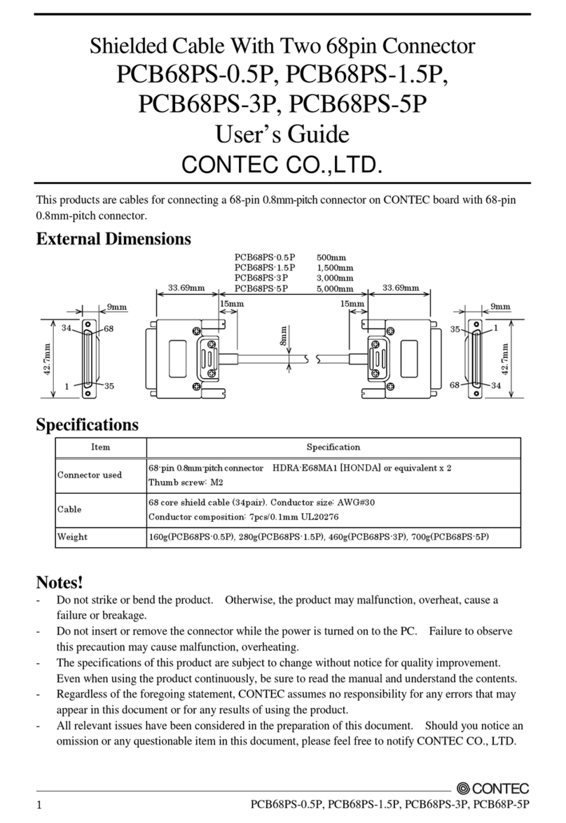 Contec PCB68PS-0.5P user guide