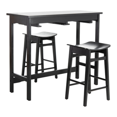 Safavieh Furniture Colbie DNS1000 quick start guide Safavieh Furniture Colbie DNS1000 quick start guide