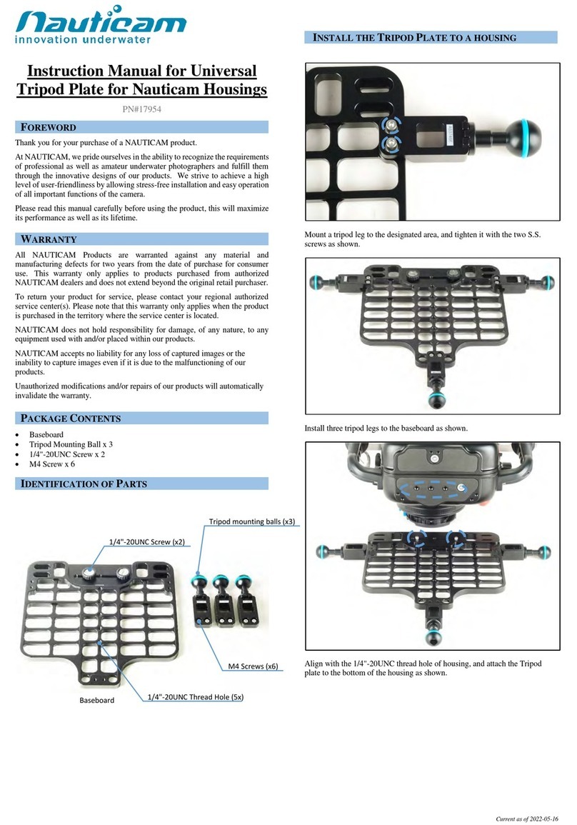 Nauticam 17954 instruction manual