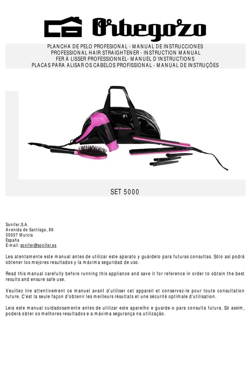 Orbegozo SET 5000 instruction manual