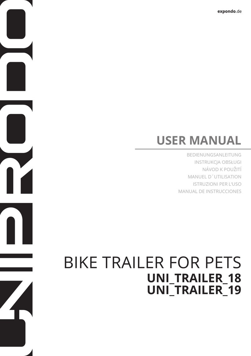 UNIPRODO UNI TRAILER 18 user manual