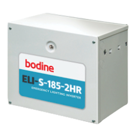 Bodine ELI Series Installation and operation instruction
