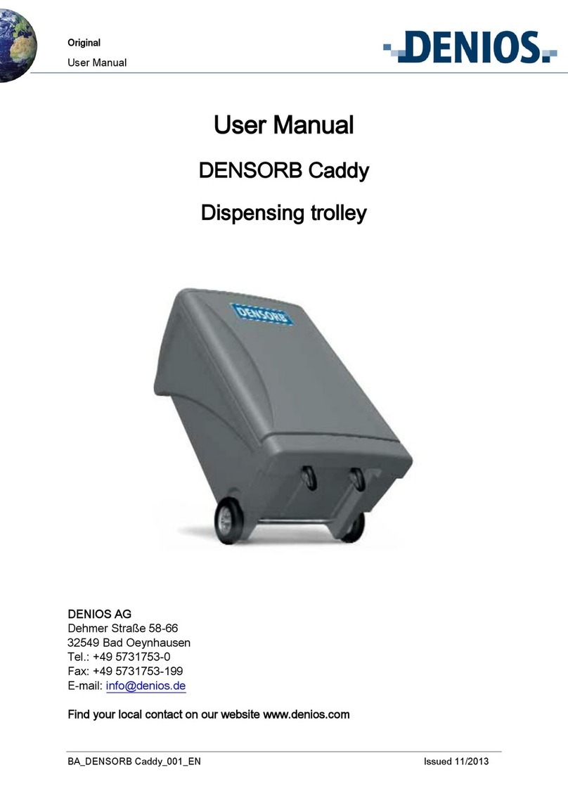 Denios DENSORB Caddy user manual